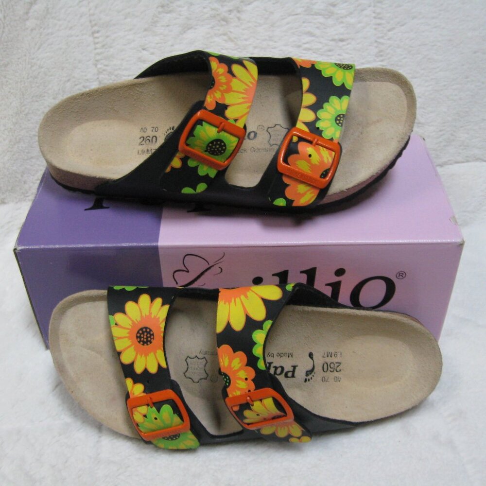 Birkenstock Papillio ARIZONA Birko Flor Flower 40 Narrow US W 9 M 7